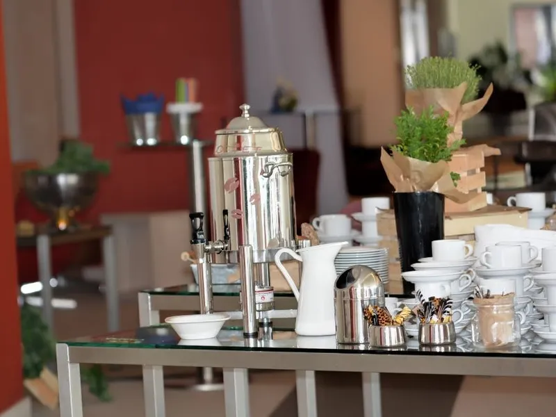 Buffet für die Mittagspause einer Großveranstaltung